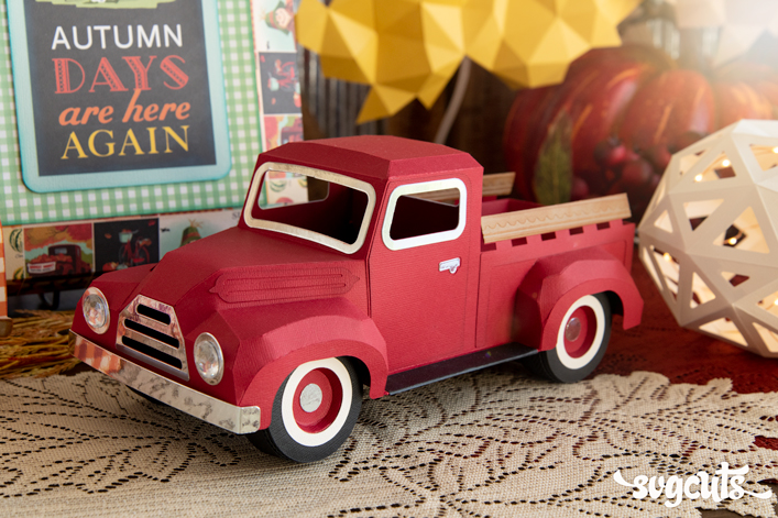 How To Make Our Vintage Truck Project Using The Cricut Design Space Software Svgcuts Com Blog