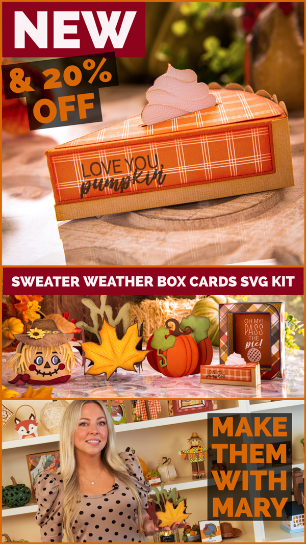 Sweater Weather Box Cards SVG Kit