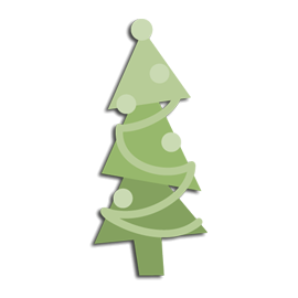 Green Christmas Tree SVG