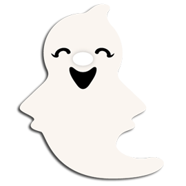 Halloween Cuddly Ghost SVG File