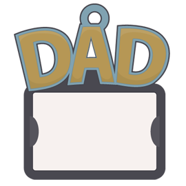 Give the Dad in your life a gift card to his favorite store or coffee shop this Father's Day.  Just size each layer to 4.3" wide (keep the proportions) and it will fit a standard gift card just right.  Unfortunately, the bottom layer won't work with SCAL1 since it contains open paths (they form the two c-shaped slits that hold the gift card in-place), but SCAL1 users could use a sharp craft knife to carefully cut tabs to fit a card.  Happy crafting!