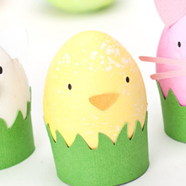 Dress up your Easter eggs!  Your free download includes everything you need to create all three characters plus the grass egg stand.  Create a happy little group of pastel bunnies, create the cute chick and the sweet lamb.  If your cutting program imports SVG files at the proper size (such as SCAL2), you won't need to do any resizing.  However in case you need it, the recommended sizes are shown below (keep the proportions).