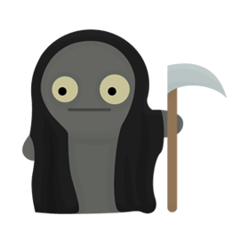 Free SVG File – 09.27.12 – Grim Reaper Cutie