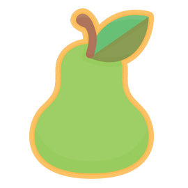 Free SVG File – 05.04.13 – Cute Pear