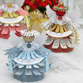 Christmas Angel Ornaments by Brigit Mann