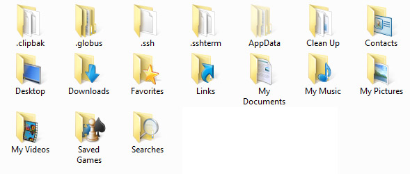 personal-folder-contents-screenshot