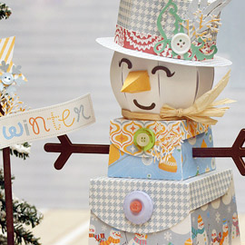 Frosty Flake Snowman by Kathy Helton