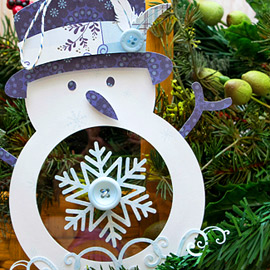 Frosty Ornament by Kathy Helton