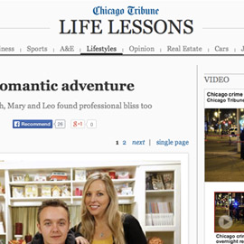 Chicago Tribune - Crafting A Romantic Adventure