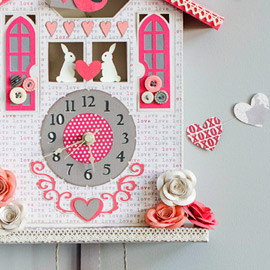 Cuckoo Over You Valentine Clock by Thienly Azim