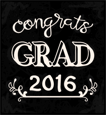 Free SVG File – 04.25.16 – Congrats Grad 2016 Caption