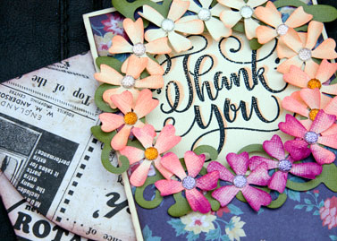 Floral Circle Card Free Download from SVGCuts